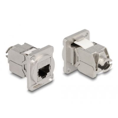 DeLOCK 87818 Drahtverbinder RJ-45 Edelstahl