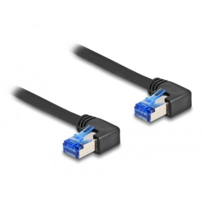 DeLOCK 80213 Netzwerkkabel Schwarz 0,5 m Cat6a S/FTP (S-STP)