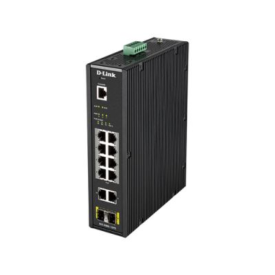 D-Link DIS-200G-12PS Netzwerk-Switch Managed L2 Gigabit Ethernet (10/100/1000) Power over Ethernet (PoE) Schwarz