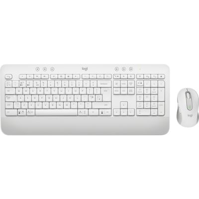 Logitech Signature MK650 Combo For Business Tastatur Maus enthalten RF Wireless + Bluetooth QWERTY Russisch Weiß