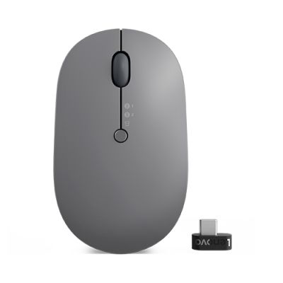 Lenovo Go Multi-Device Maus Beidhändig RF Wireless + Bluetooth Optisch 2400 DPI