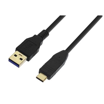 M-Cab 2200040 USB Kabel 1 m USB 3.2 Gen 1 (3.1 Gen 1) USB A USB C Schwarz