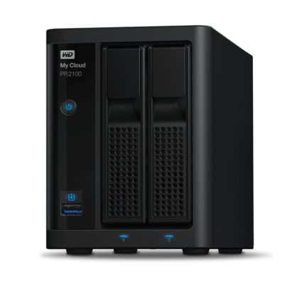 Western Digital My Cloud Pro PR2100 NAS Desktop Ethernet/LAN Schwarz N3710