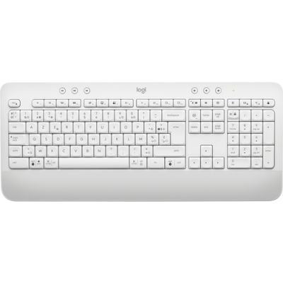 Logitech Signature K650 Tastatur Bluetooth AZERTY Holländisch Weiß
