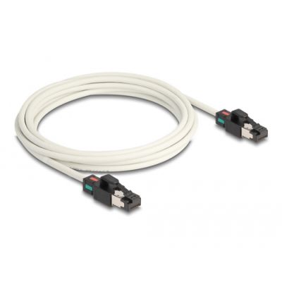 DeLOCK 80171 Netzwerkkabel Weiß 3 m Cat6a S/FTP (S-STP)