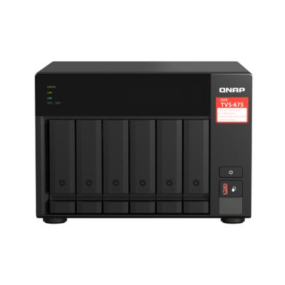 QNAP TVS-675 NAS Tower Ethernet/LAN Schwarz KX-U6580