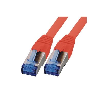 M-Cab CAT6A Netzwerkkabel S-FTP, superflex, LSZH, rot, 2.00m