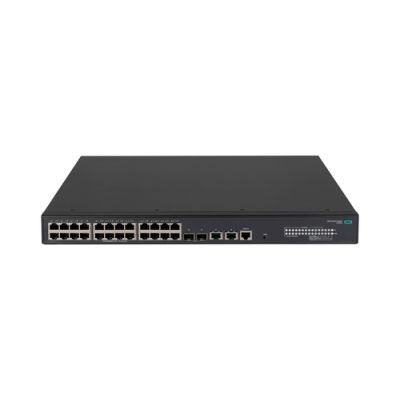 HPE FlexNetwork 5140 24G POE+2SFP+2XGT EI Managed L3 Gigabit Ethernet (10/100/1000) Power over Ethernet (PoE) 1U