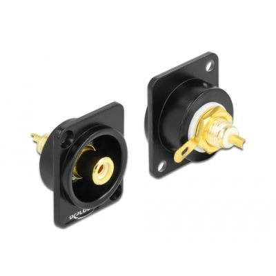 DeLOCK 86787 Drahtverbinder RCA Schwarz