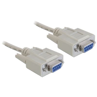 DeLOCK Sub-D9 1.8m Serien-Kabel Grau 1,8 m