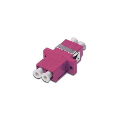 Digitus LC / LC Duplex Coupler, OM4, Farbe pink