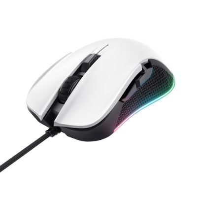Trust GXT 922W YBAR Maus rechts USB Typ-A Optisch 7200 DPI