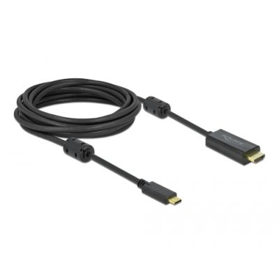 DeLOCK 85972 Videokabel-Adapter 5 m USB Typ-C HDMI Schwarz