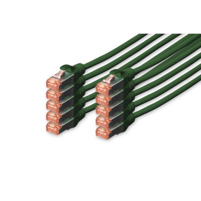 Digitus CAT 6 S/FTP Patchkabel, 10 Stück