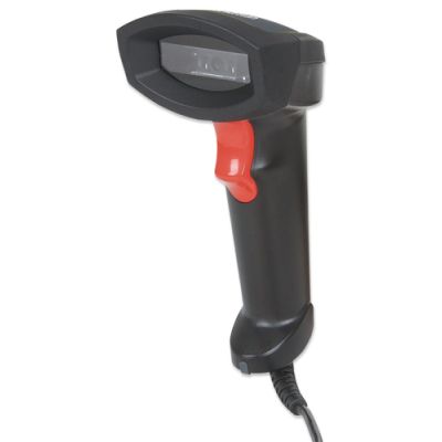 Manhattan CCD Barcodescanner für Industrieanwendungen, 500 mm Scanreichweite, robustes Gehäuse, USB, Schutzklasse IP54