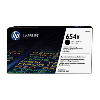 HP 654X Schwarz Original LaserJet Tonerkartusche mit hoher Reichweite