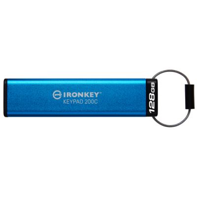 Kingston Technology IronKey 128GB USB-C Keypad 200C, FIPS 140-3 Lvl 3 (ausstehend) AES-256