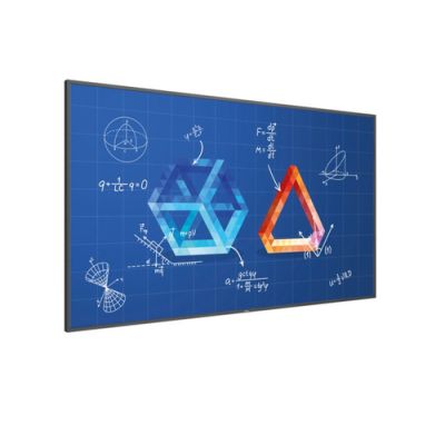 Philips Signage Solutions T-Line Digital Signage Flachbildschirm 165,1 cm (65") IPS WLAN 420 cd/m² 4K Ultra HD Schwarz Touchscreen Eingebauter Prozessor Android 9.0