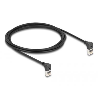 DeLOCK 80282 Netzwerkkabel Schwarz 2 m Cat6a S/FTP (S-STP)