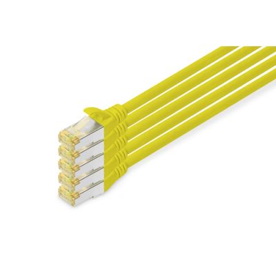 Digitus CAT 6A S/FTP Patchkabel, 5 Stück