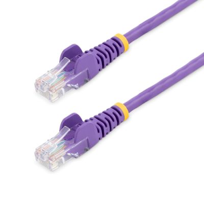 StarTech.com 10m Cat5e Ethernet Netzwerkkabel Snagless mit RJ45 - Lila