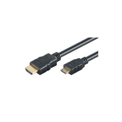 M-Cab HDMI Hi-Speed Kabel w/E - A/miniC - 4K/60Hz - 5.0m - schwarz