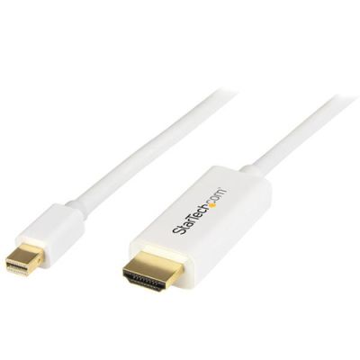 StarTech.com 1m Mini DisplayPort auf HDMI Konverterkabel - 4K - Weiß