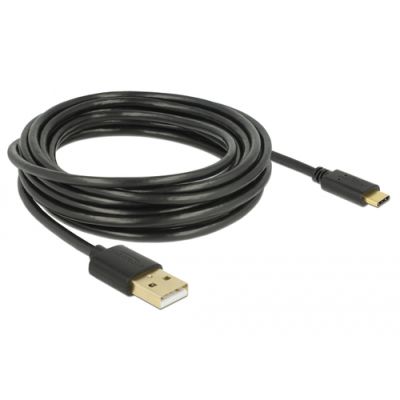 DeLOCK 83669 USB Kabel 4 m USB 2.0 USB A USB C Schwarz