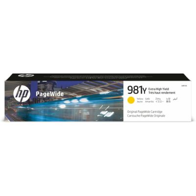 HP 981Y Gelb Original PageWide Druckerpatrone mit sehr hoher Reichweite