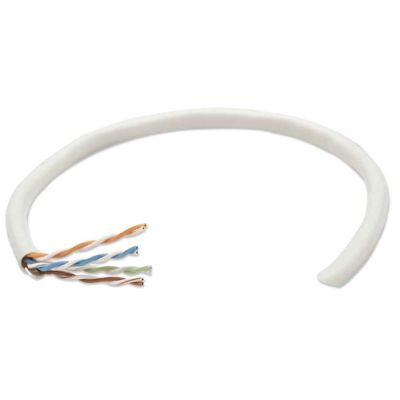 Intellinet Verlegekabel Cat5e, U/UTP, 305 m Spenderbox, AWG 26, Massivdraht, U/UTP, CCA, grau