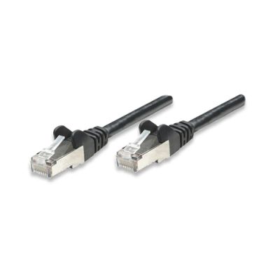 Intellinet Netzwerkkabel, Cat5e, SF/UTP, CCA, Cat5e-kompatibel, RJ45-Stecker/RJ45-Stecker, 20,0 m, schwarz