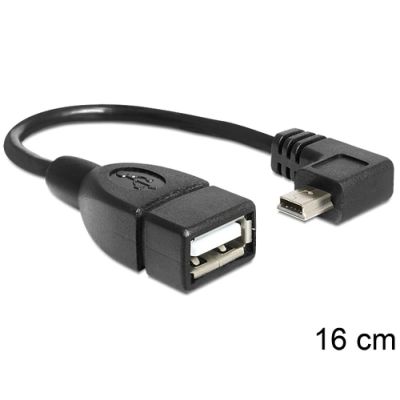 DeLOCK 83245 USB Kabel 0,16 m USB A Mini-USB B Schwarz