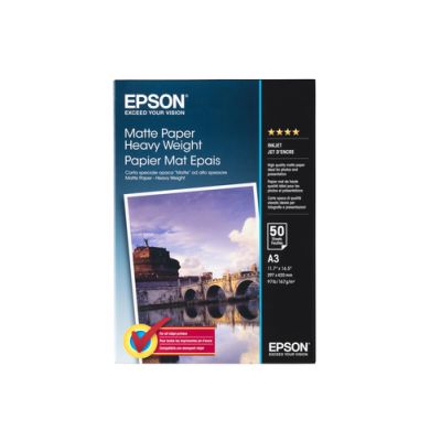 Epson Matte Paper-Heavy Weight, DIN A3, 167 g/m², 50 Blatt