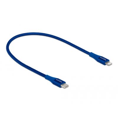 DeLOCK 85415 Lightning-Kabel 0,5 m Blau
