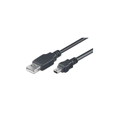 M-Cab USB 2.0 Hi-Speed Kabel - A/miniB - St/St - 1.0m - schwarz