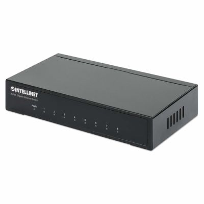 Intellinet 8-Port Gigabit Ethernet Switch, Metall, Desktop, IEEE 802.3az (Energy Efficient Ethernet)