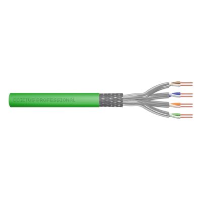 Digitus CAT 8.2 S/FTP Installationskabel, 100 m, Simplex, Dca