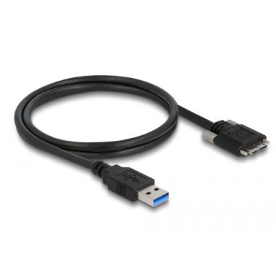 DeLOCK 87799 USB Kabel 1 m USB 3.2 Gen 1 (3.1 Gen 1) USB A Micro-USB B Schwarz