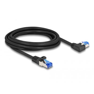 DeLOCK 80220 Netzwerkkabel Schwarz 3 m Cat6a S/FTP (S-STP)