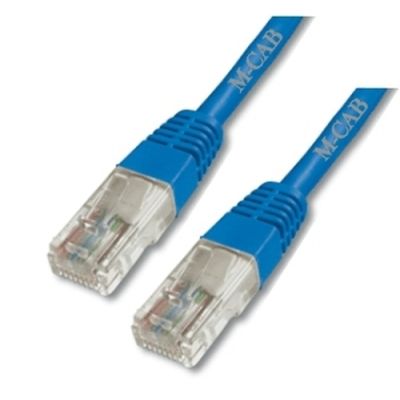 M-Cab CAT5e Netzwerkkabel U-UTP, 1.0m, blau