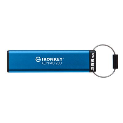 Kingston Technology IronKey 256GB Keypad 200, FIPS 140-3 Lvl 3 (ausstehend) AES-256 Verschlüsselung