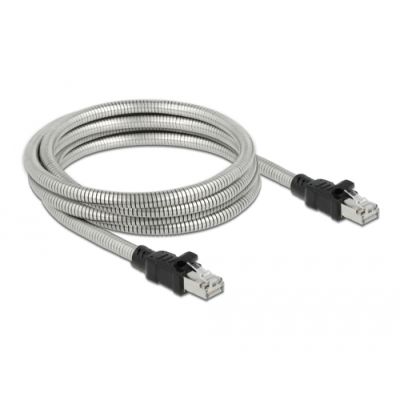 DeLOCK 80111 Netzwerkkabel Silber 5 m Cat6a U/FTP (STP)