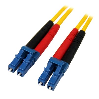 StarTech.com 1m Singlemode 9/125 Duplex LC auf LC LWL / Glasfaser-Netzwerkkabel - Gelb