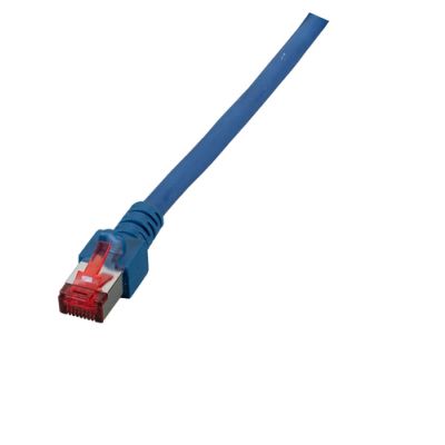 EFB Elektronik RJ45 Patchkabel S/FTP, Cat.6, LSZH, 0,15m, blau