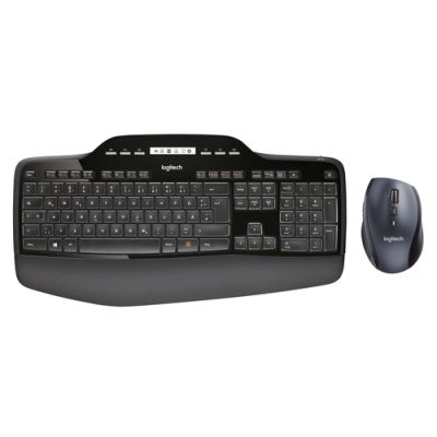 Logitech Wireless Desktop MK710 Tastatur Maus enthalten RF Wireless QWERTZ Schweiz Schwarz