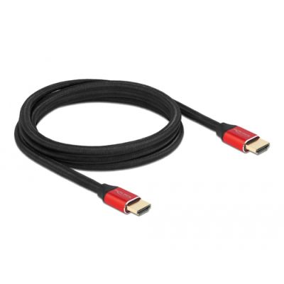 DeLOCK 85774 HDMI-Kabel 2 m HDMI Typ A (Standard) Schwarz, Rot