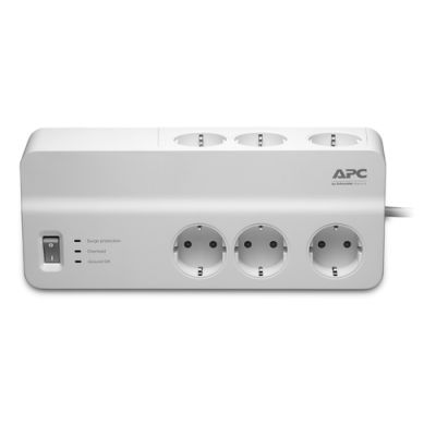 APC PM6-GR Spannungsschutz Weiß 6 AC-Ausgänge 230 V 2 m