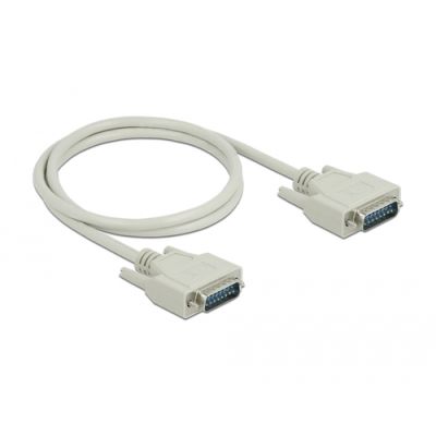 DeLOCK 85975 Serien-Kabel Beige 1 m Sub-D15