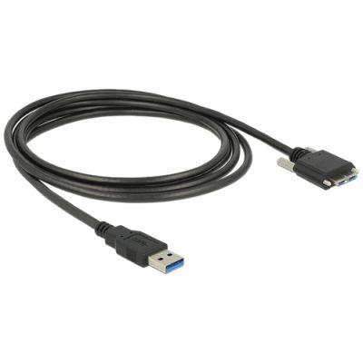 DeLOCK 83599 USB Kabel 3 m USB 3.2 Gen 1 (3.1 Gen 1) USB A Micro-USB B Schwarz