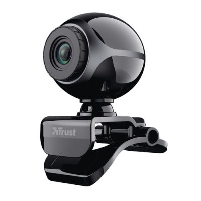 Trust Exis Webcam 0,3 MP 640 x 480 Pixel USB 2.0 Schwarz